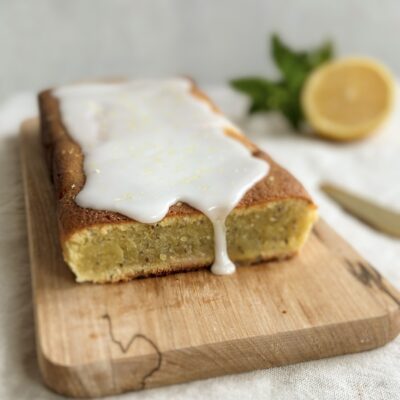 Citronkage med marcipan