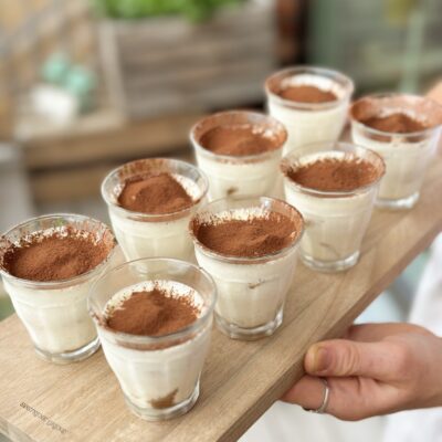 Tiramisu i små serveringsglas